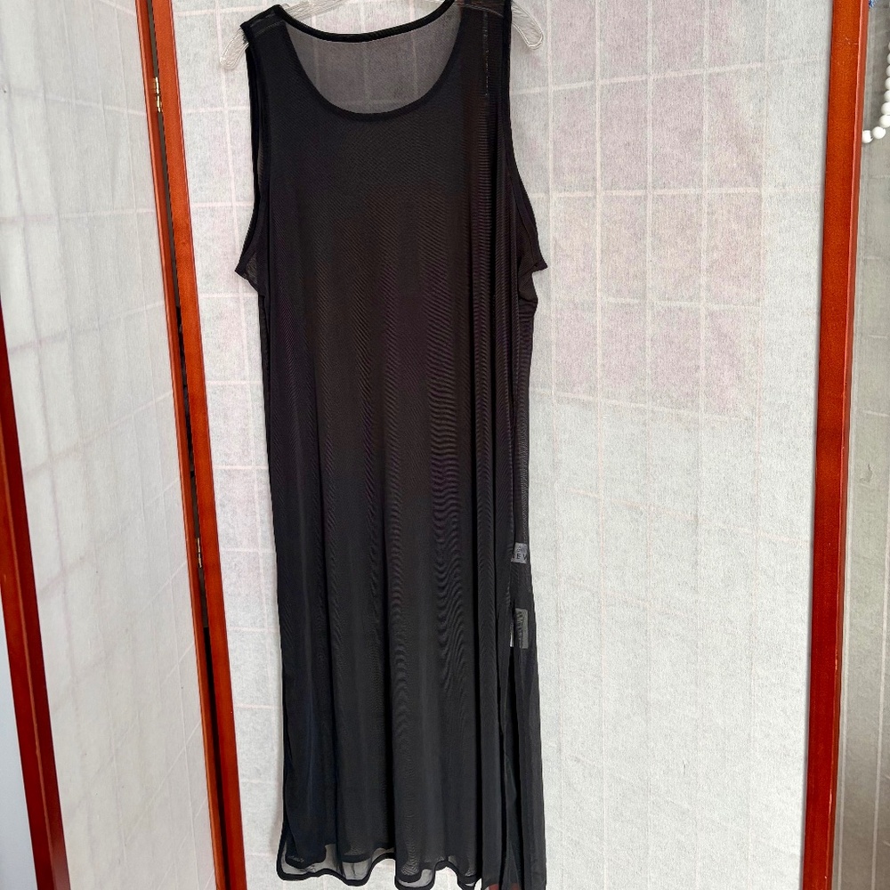 KATE HEWKO SHEER BLACK DRESS